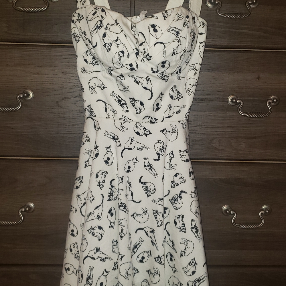 Ixia Cute Kitten Skater Dress